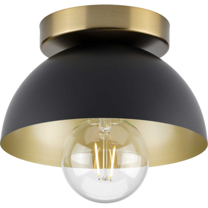 Progress Lighting P350217-31M One Light Flush Mount, Matte Black