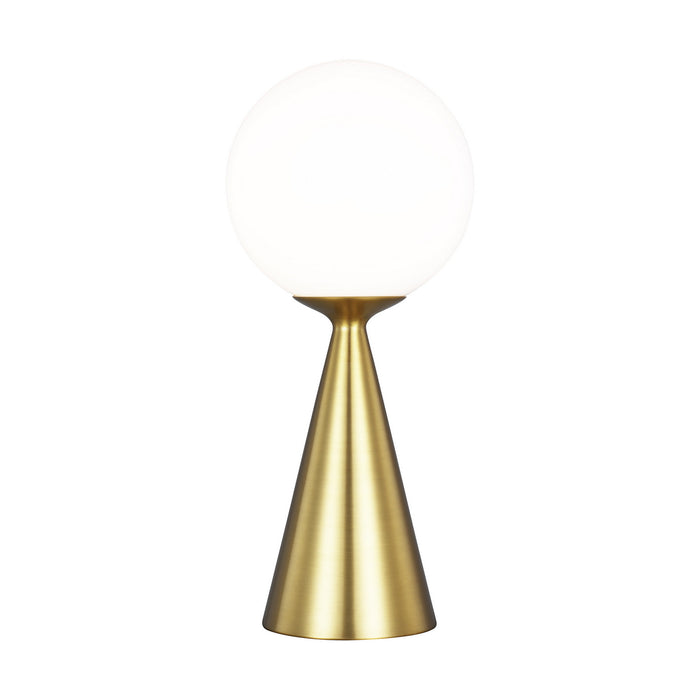 Visual Comfort Studio AET1021BBS1 One Light Table Lamp, Burnished Brass