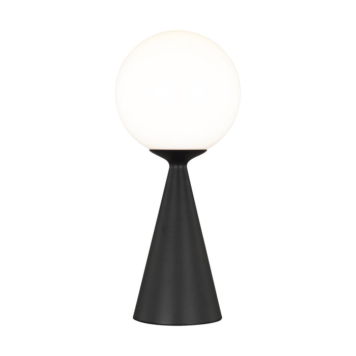Visual Comfort Studio AET1021MBK1 One Light Table Lamp, Midnight Black