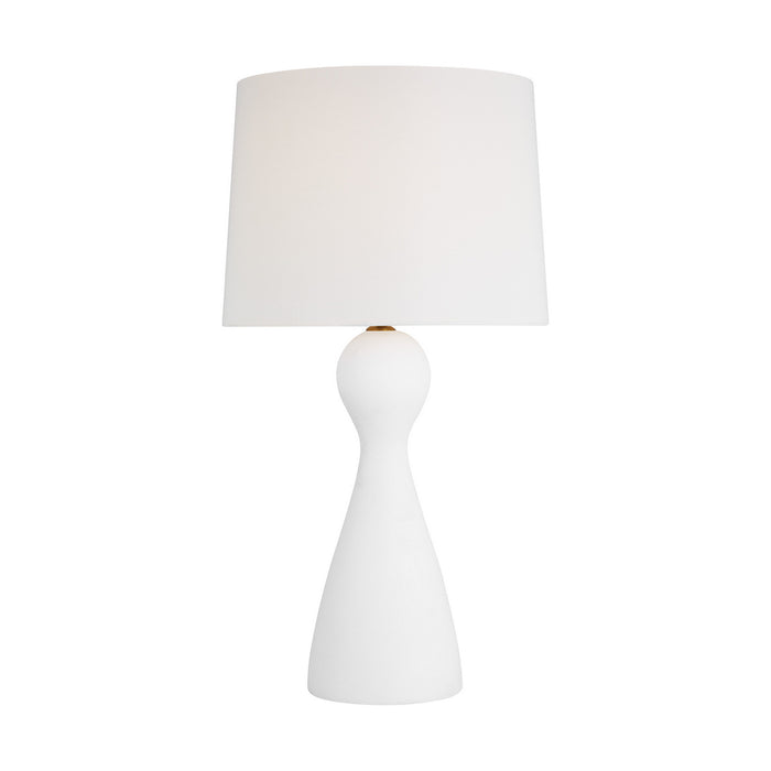 Visual Comfort Studio AET1091TXW1 One Light Table Lamp, Textured White