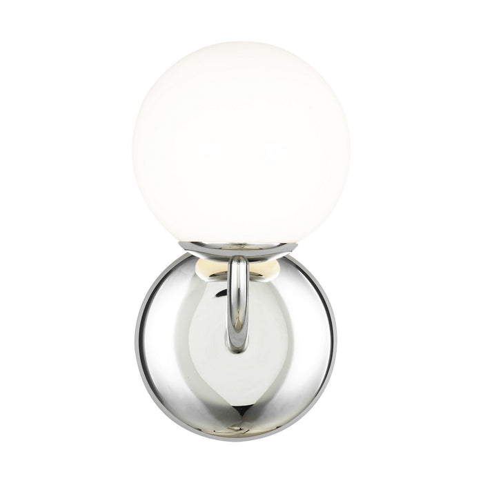 Visual Comfort Studio AEV1011PN One Light Vanity, Polished Nickel