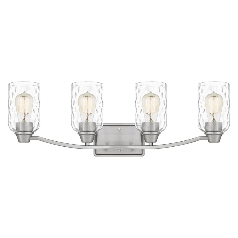 Quoizel ACA8627BN Four Light Bath, Brushed Nickel