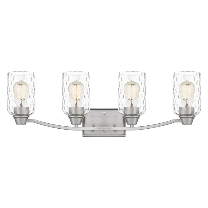 Quoizel ACA8627BN Four Light Bath, Brushed Nickel