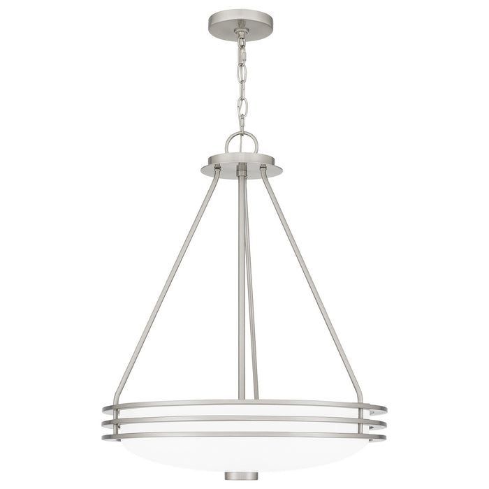 Quoizel EML2820BN Four Light Pendant, Brushed Nickel