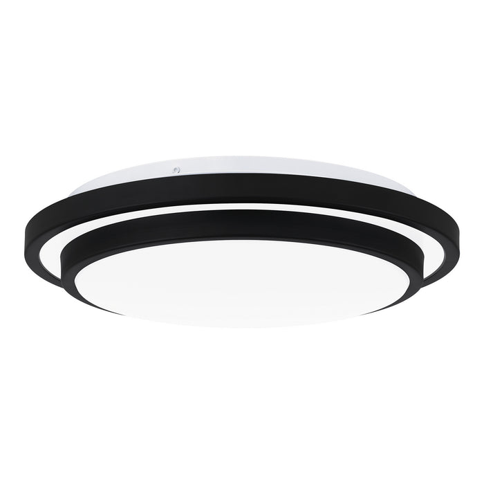 Quoizel IVG1614MBK LED Flush Mount, Matte Black