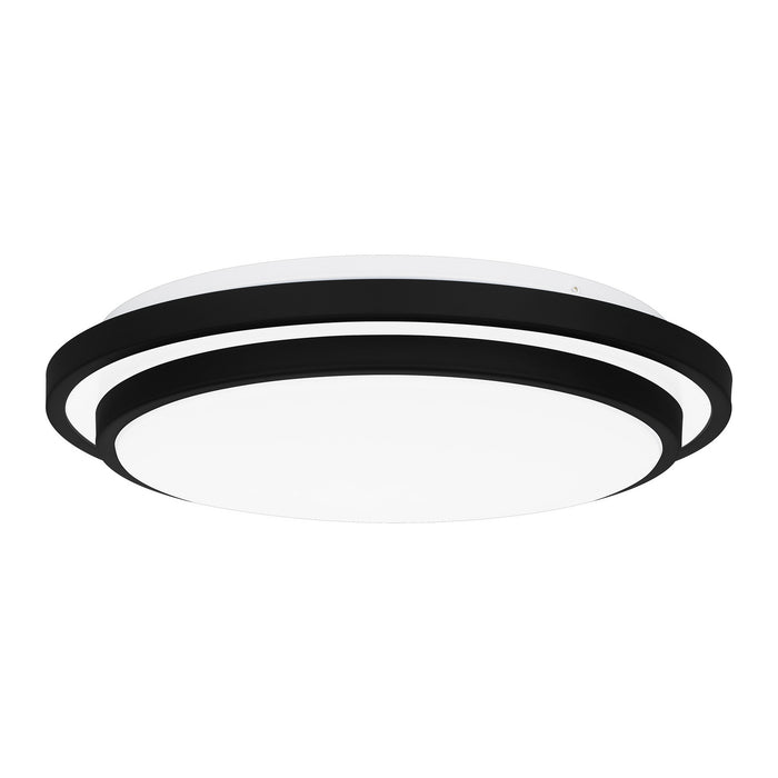 Quoizel IVG1616MBK LED Flush Mount, Matte Black