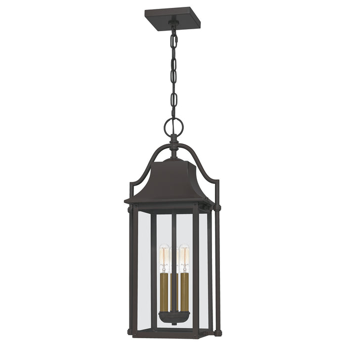 Quoizel MAN1511WT Three Light Pendant, Western Bronze