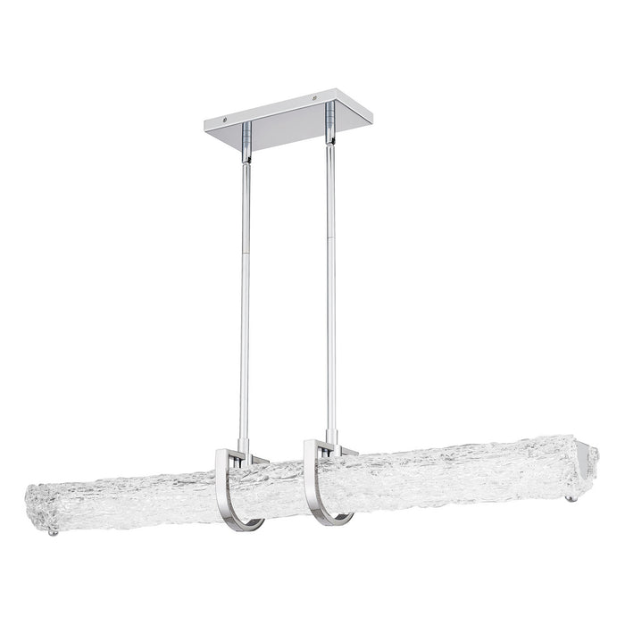 Quoizel PCPLL138C LED Linear Chandelier, Polished Chrome