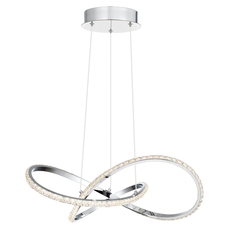 Quoizel PCRUM2818C LED Pendant, Polished Chrome