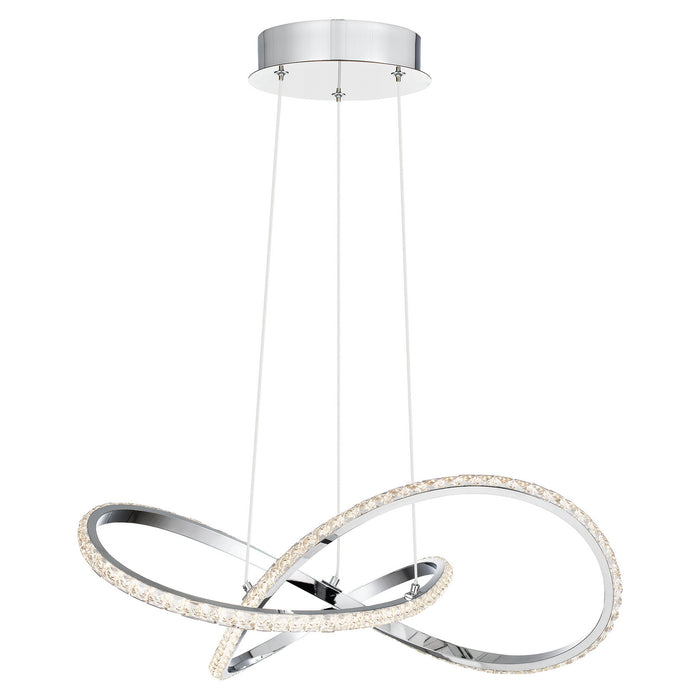 Quoizel PCRUM2818C LED Pendant, Polished Chrome