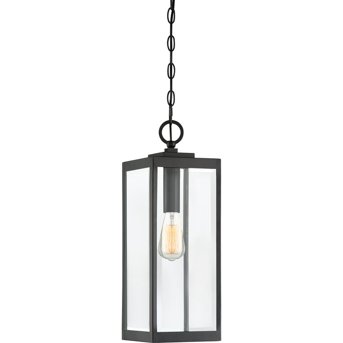 Quoizel WVR1507EK One Light Mini Pendant, Earth Black