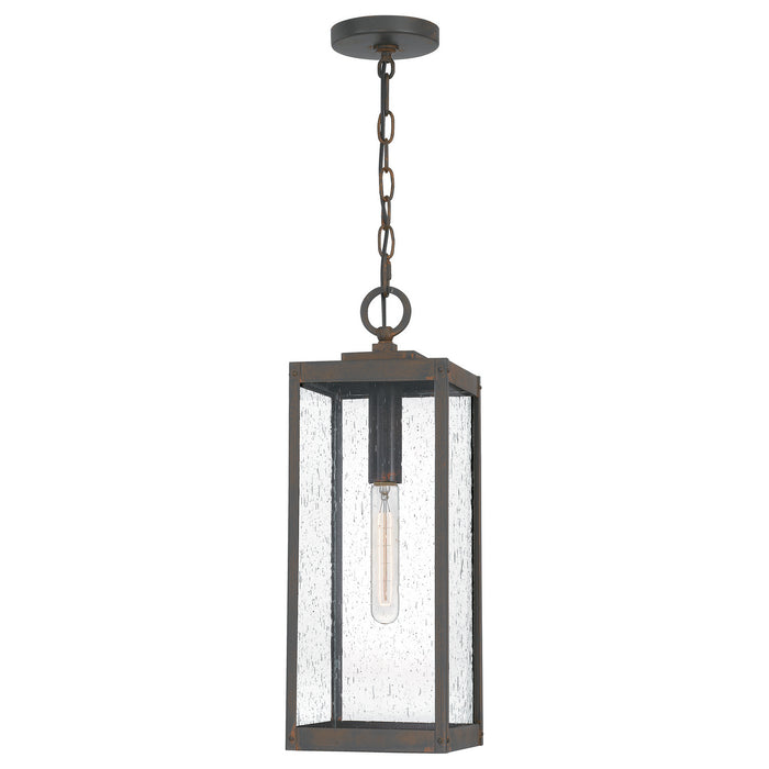 Quoizel WVR1507IZ One Light Mini Pendant, Industrial Bronze
