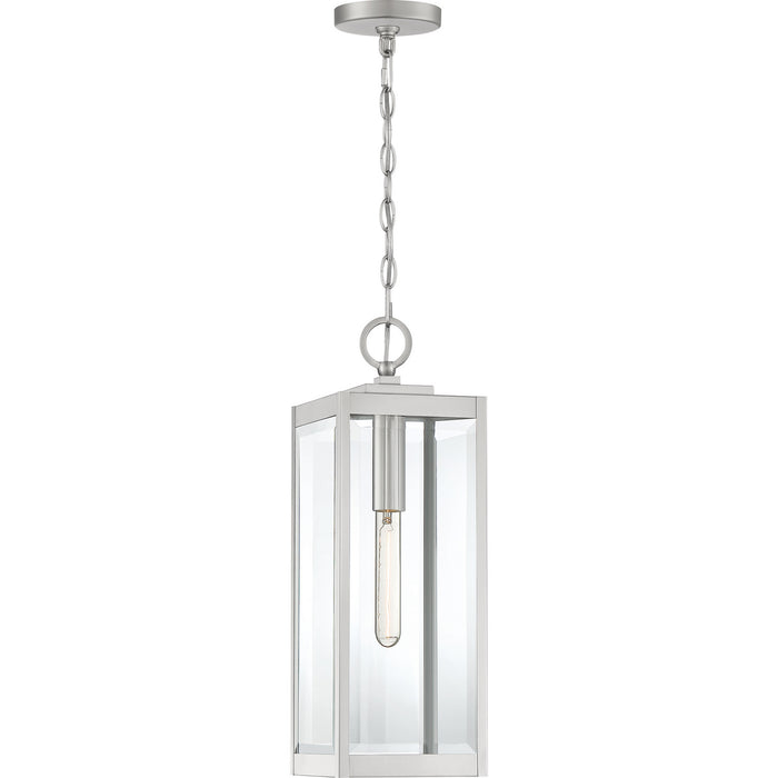 Quoizel WVR1507SS One Light Mini Pendant, Stainless Steel