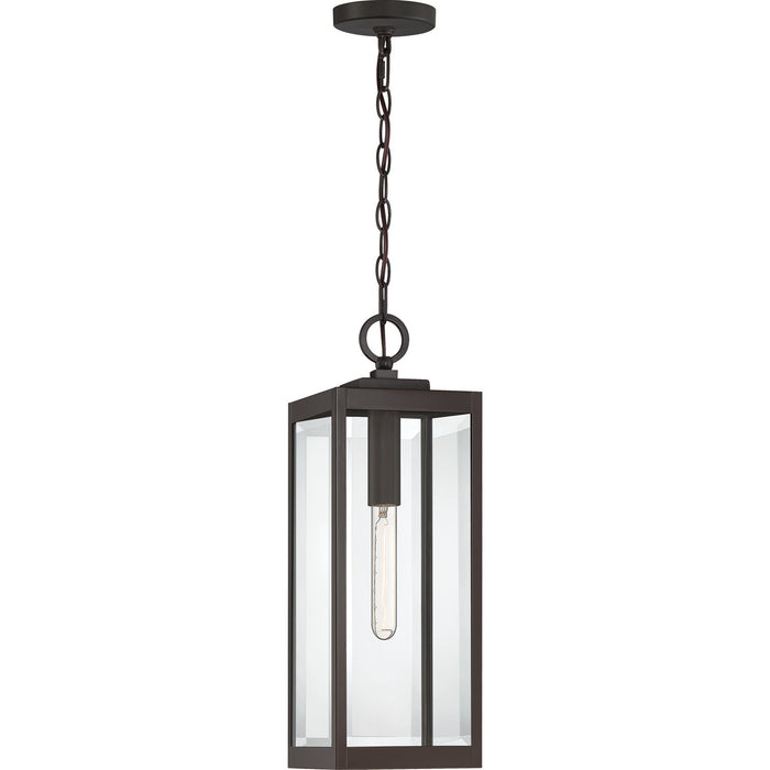Quoizel WVR1507WT One Light Mini Pendant, Western Bronze