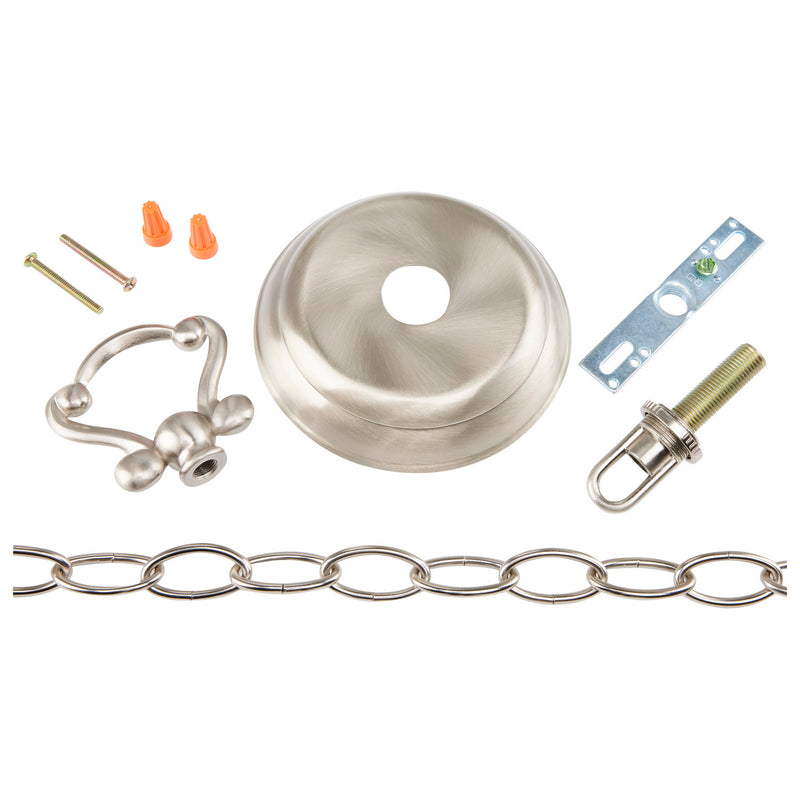 Nuvo Lighting 25-1403 Convertible Pendant Hardware, Brushed Nickel