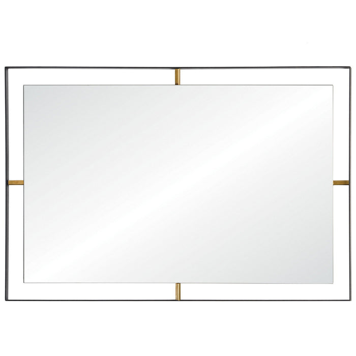 Varaluz 610030 Mirror, Matte Black