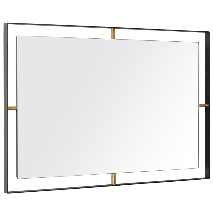 Varaluz 610030 Mirror, Matte Black