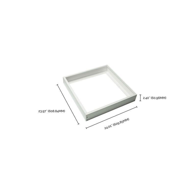 Nuvo Lighting 65-600 2X2 Backlit Panel Frame Kit, White
