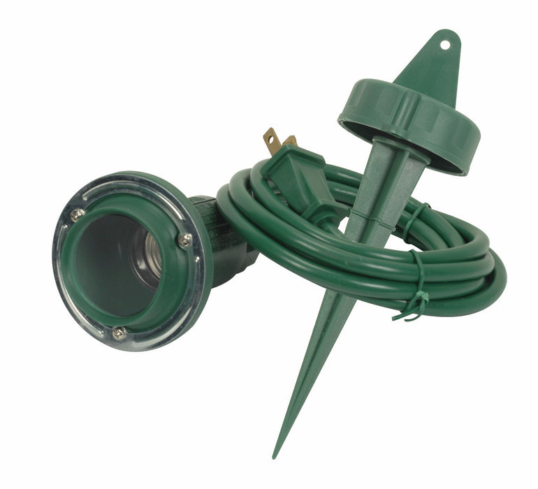 Nuvo Lighting SF77-325 Single Plastic Flood Light, Green