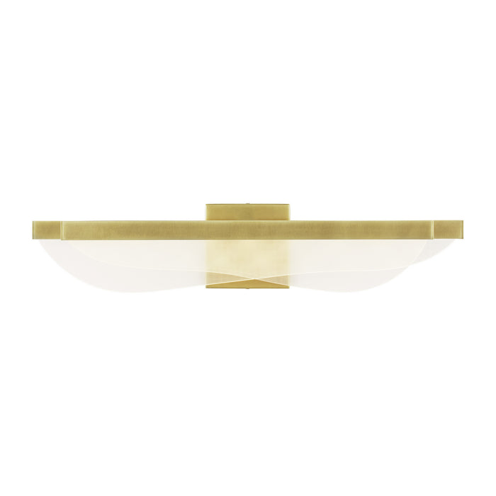 Visual Comfort Modern 700BCNYR25BR-LED930 LED Bath, Plated Brass