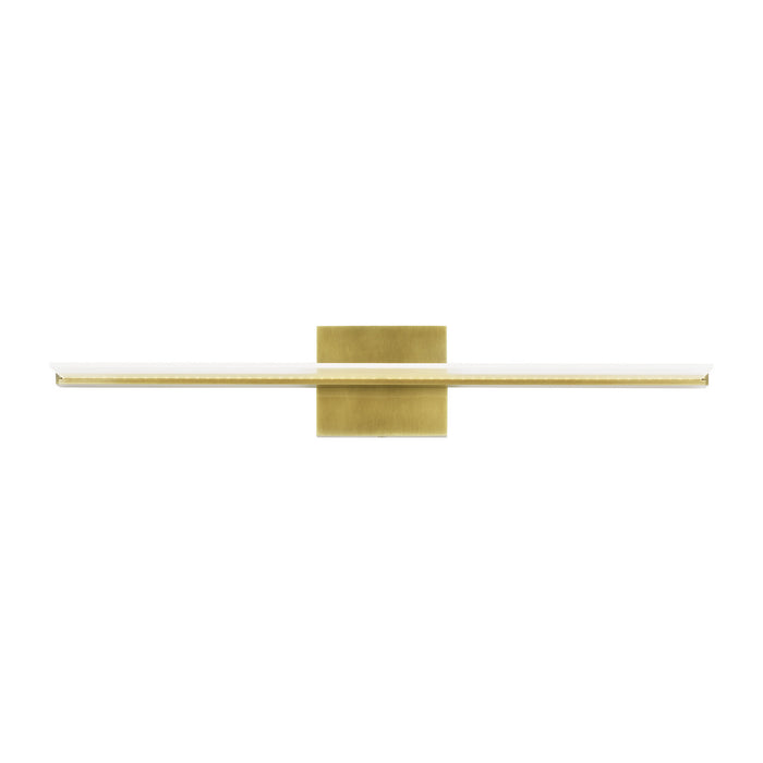 Visual Comfort Modern 700BCSPANB2BR-LED930 LED Bath, Plated Brass