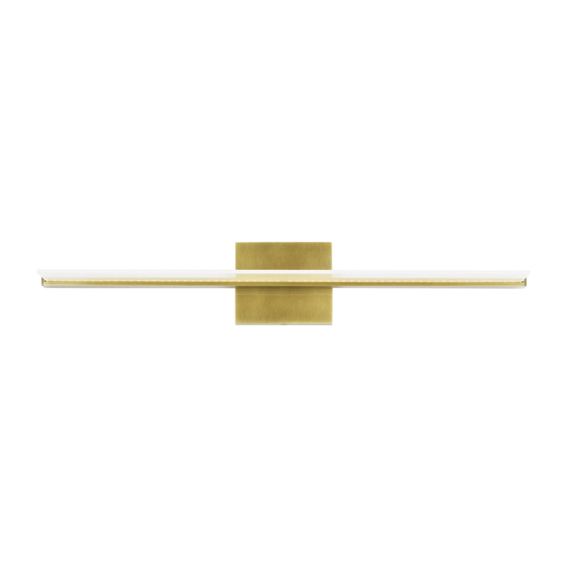 Visual Comfort Modern 700BCSPANB2BR-LED930-277 LED Bath, Plated Brass