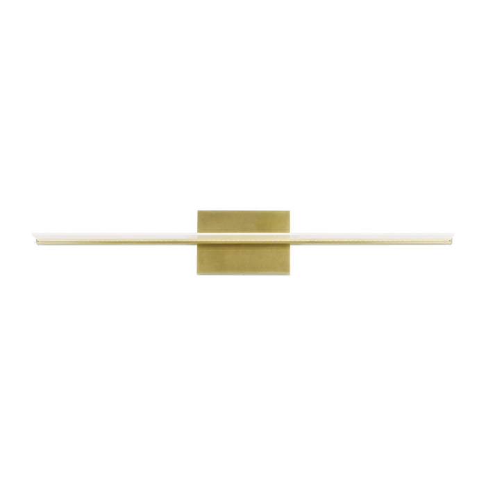 Visual Comfort Modern 700BCSPANB3BR-LED930 LED Bath, Plated Brass