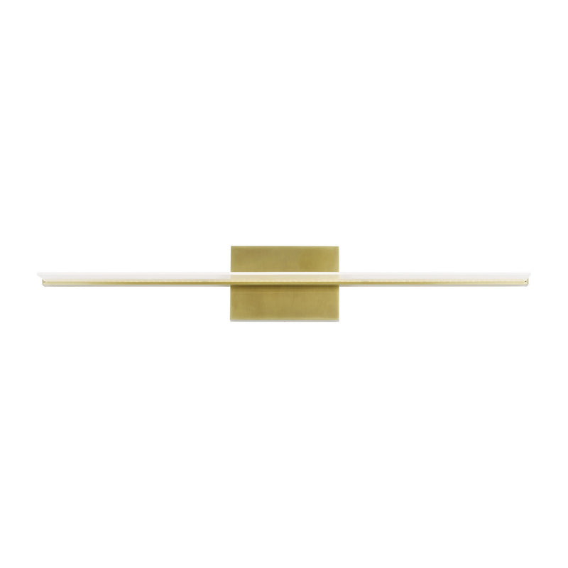 Visual Comfort Modern 700BCSPANB3BR-LED930-277 LED Bath, Plated Brass