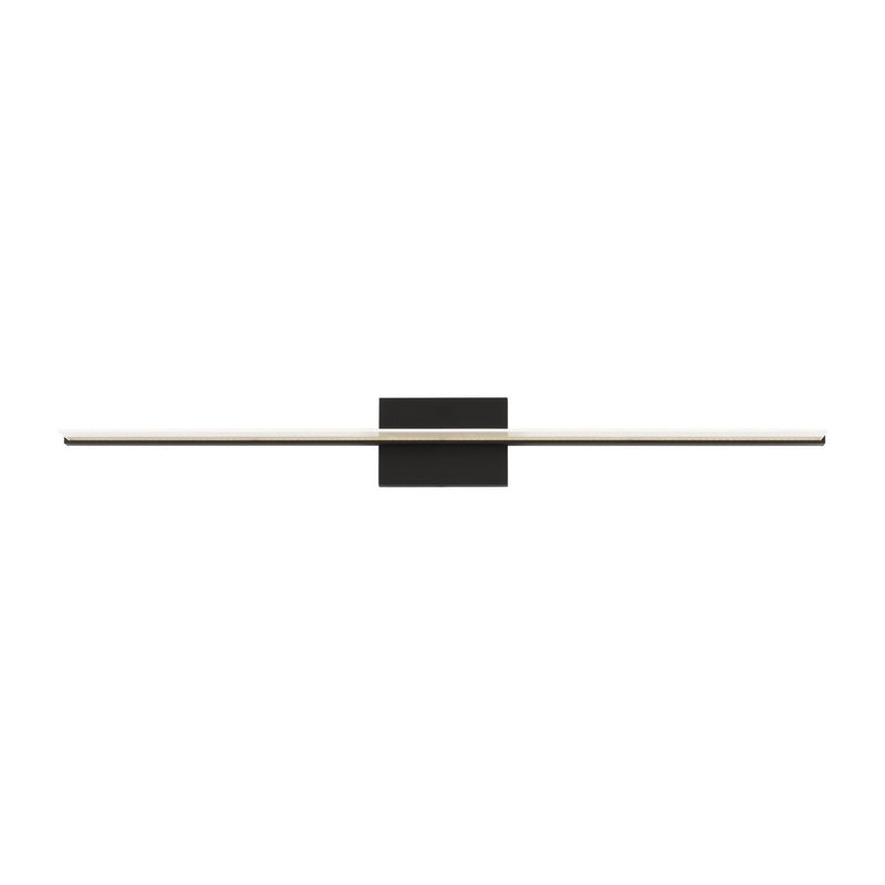 Visual Comfort Modern 700BCSPANB4B-LED930 LED Bath, Nightshade Black