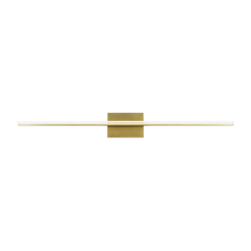 Visual Comfort Modern 700BCSPANB4BR-LED930 LED Bath, Plated Brass