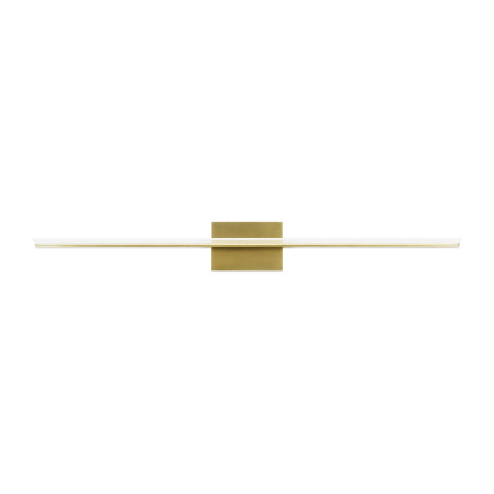 Visual Comfort Modern 700BCSPANB4BR-LED930 LED Bath, Plated Brass