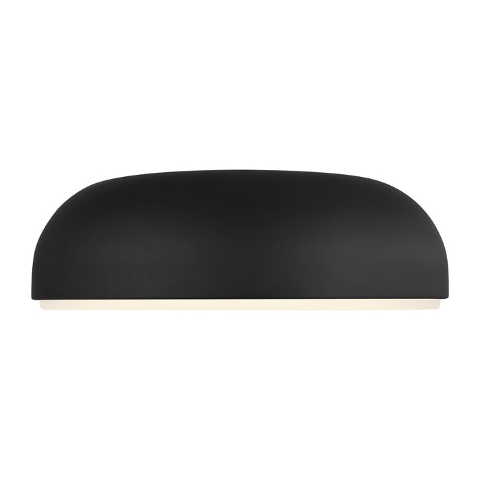 Visual Comfort Modern 700FMKOSA13B-LED930-277 LED Flush Mount, Nightshade Black