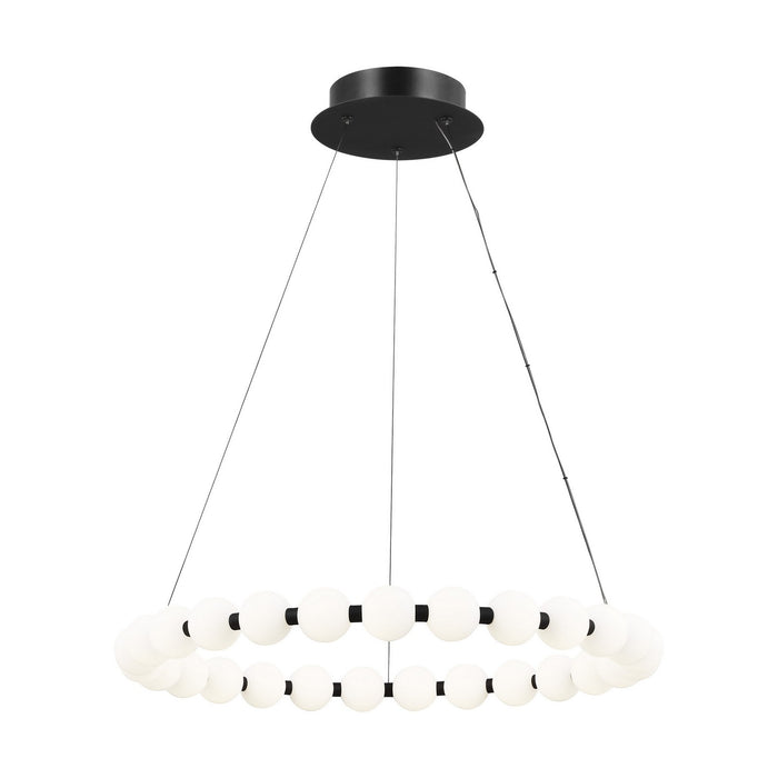 Visual Comfort Modern 700OBT30B-LED927 LED Chandelier, Nightshade Black