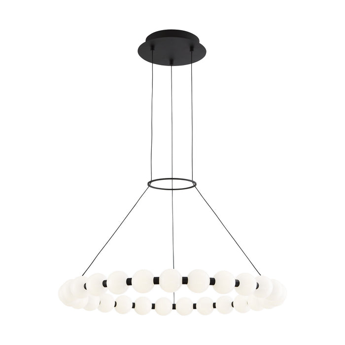 Visual Comfort Modern 700OBT30B-LED927 LED Chandelier, Nightshade Black