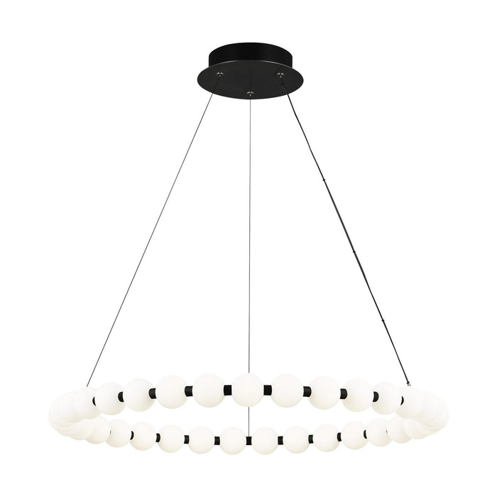 Visual Comfort Modern 700OBT36B-LED927 LED Chandelier, Nightshade Black