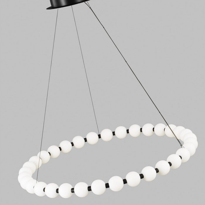 Visual Comfort Modern 700OBT36B-LED927 LED Chandelier, Nightshade Black