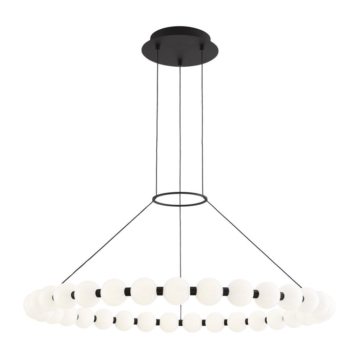 Visual Comfort Modern 700OBT36B-LED927 LED Chandelier, Nightshade Black
