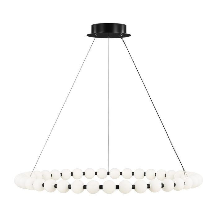 Visual Comfort Modern 700OBT42B-LED927 LED Chandelier, Nightshade Black