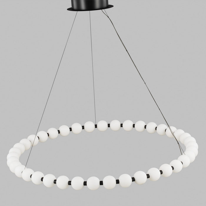 Visual Comfort Modern 700OBT42B-LED927 LED Chandelier, Nightshade Black