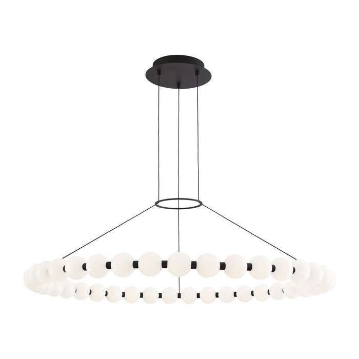 Visual Comfort Modern 700OBT42B-LED927 LED Chandelier, Nightshade Black