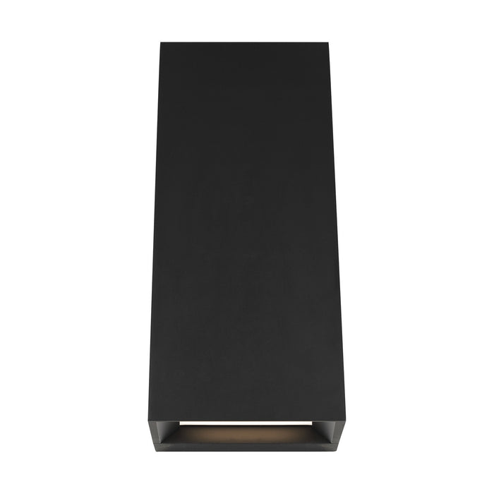 Visual Comfort Modern 700OWPIT12B-LED930 LED Outdoor Wall Mount, Black