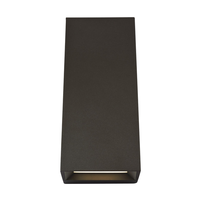 Visual Comfort Modern 700OWPIT12Z-LED930 LED Outdoor Wall Mount, Bronze