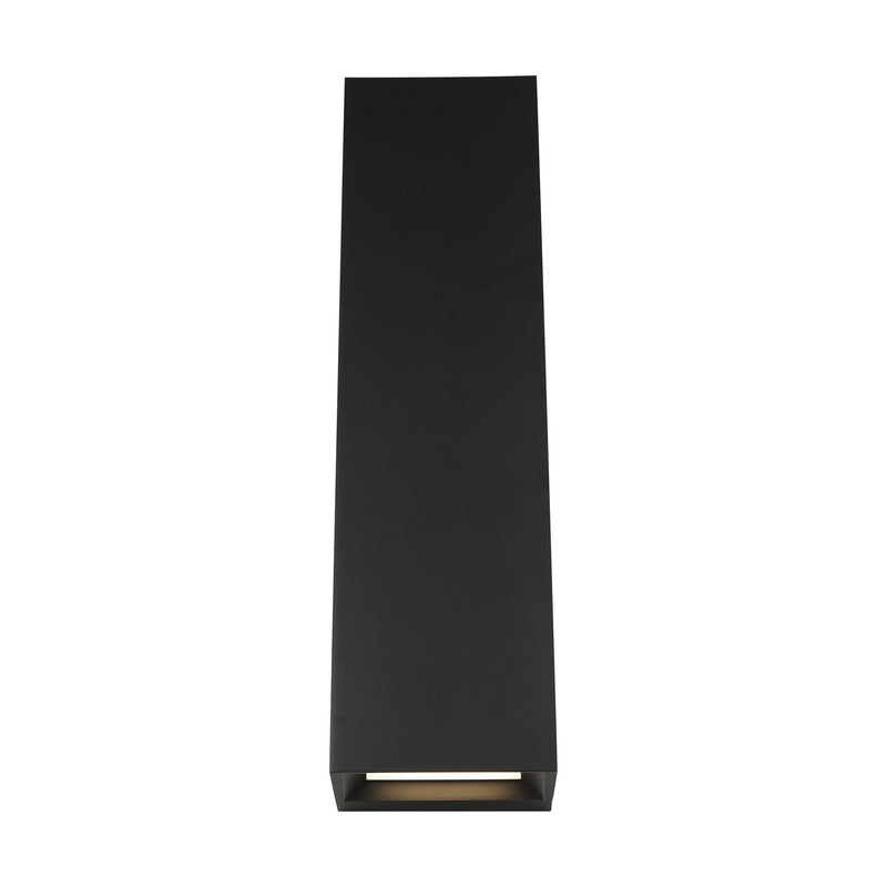 Visual Comfort Modern 700OWPIT19B-LED930-277 LED Outdoor Wall Mount, Black