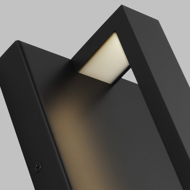 Visual Comfort Modern 700OWWND16B-LED930 LED Outdoor Wall Mount, Black