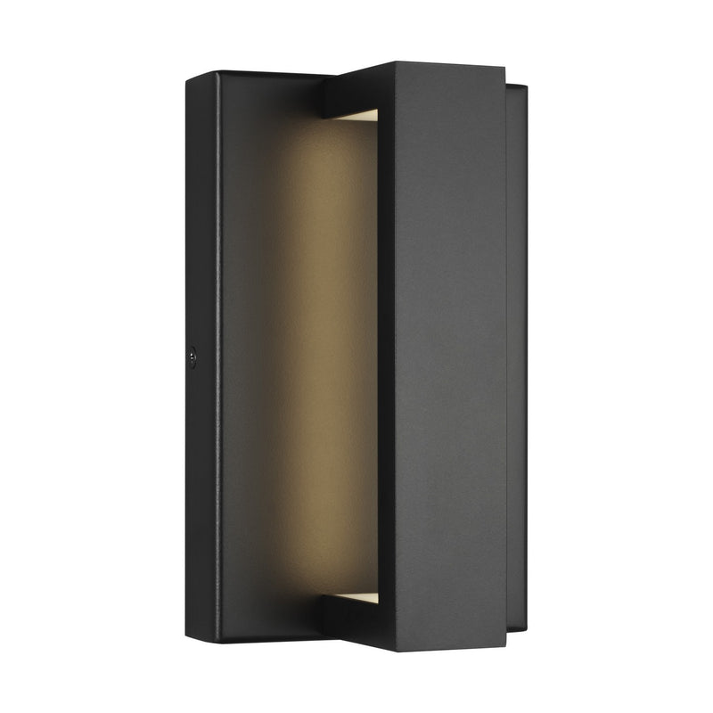 Visual Comfort Modern 700OWWND8B-LED930 LED Outdoor Wall Mount, Black