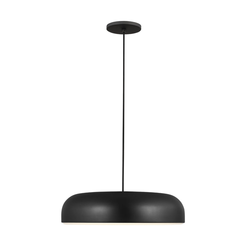 Visual Comfort Modern 700TDKOSA18B-LED930 LED Pendant, Nightshade Black