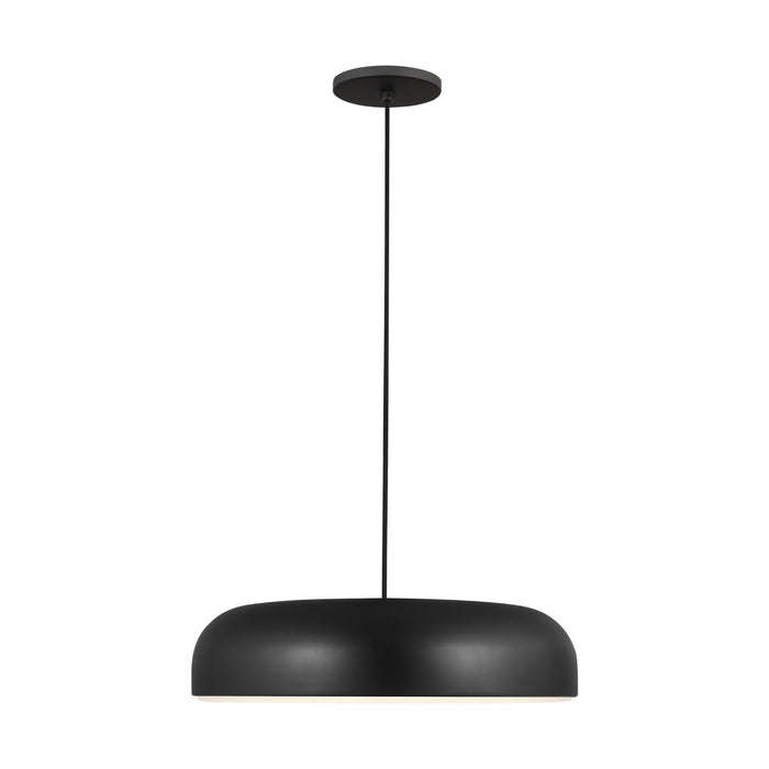 Visual Comfort Modern 700TDKOSA18B-LED930 LED Pendant, Nightshade Black