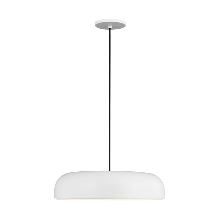 Visual Comfort Modern 700TDKOSA18W-LED930 LED Pendant, Matte White
