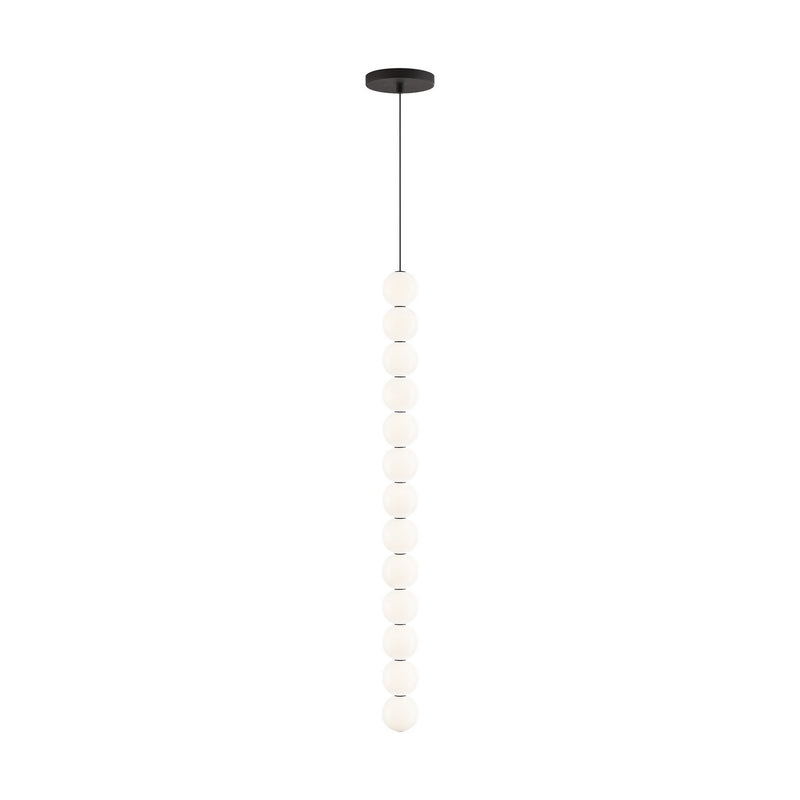 Visual Comfort Modern 700TDOBT13B-LED927 LED Pendant, Nightshade Black