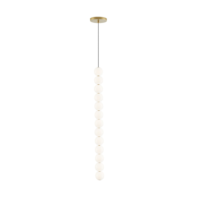 Visual Comfort Modern 700TDOBT13NB-LED927 LED Pendant, Natural Brass